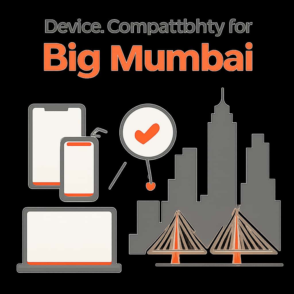 Diagram illustrating Device Compatibility for Big Mumbai