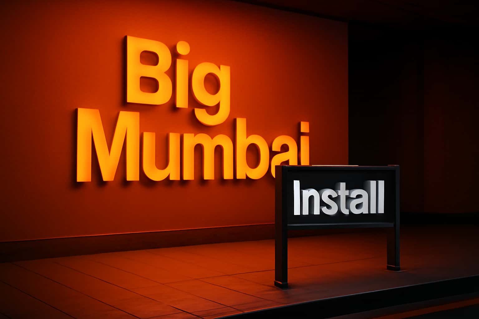 A visual representation of the Big Mumbai installation process.