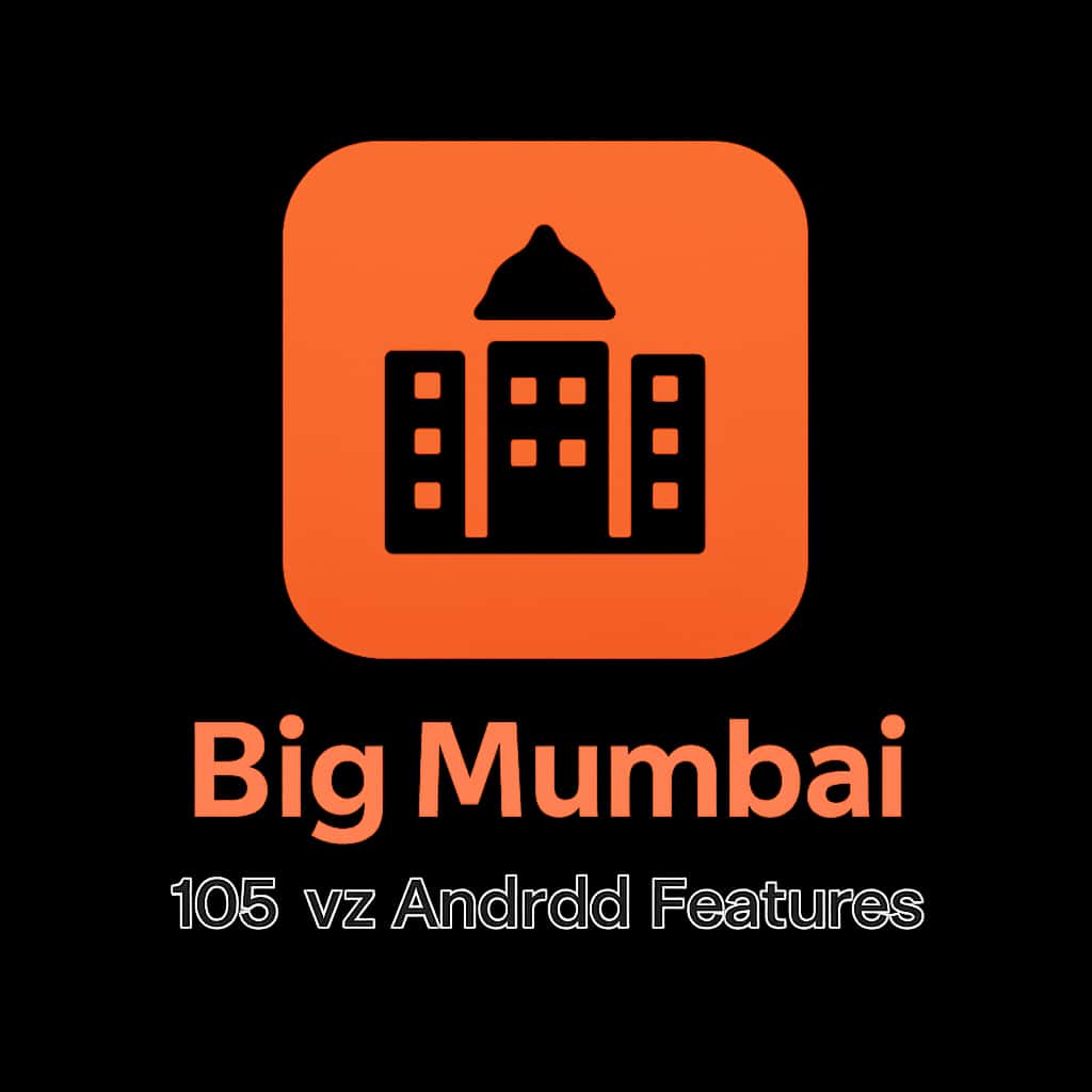 Icon representing the comparison of Big Mumbai features on iOS and Android.