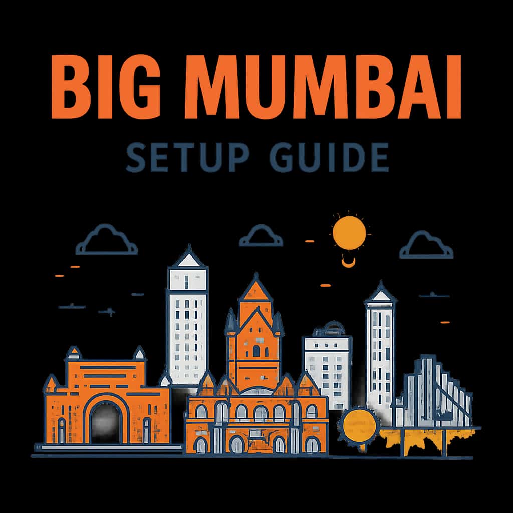 An educational diagram for the Big Mumbai Setup Guide.