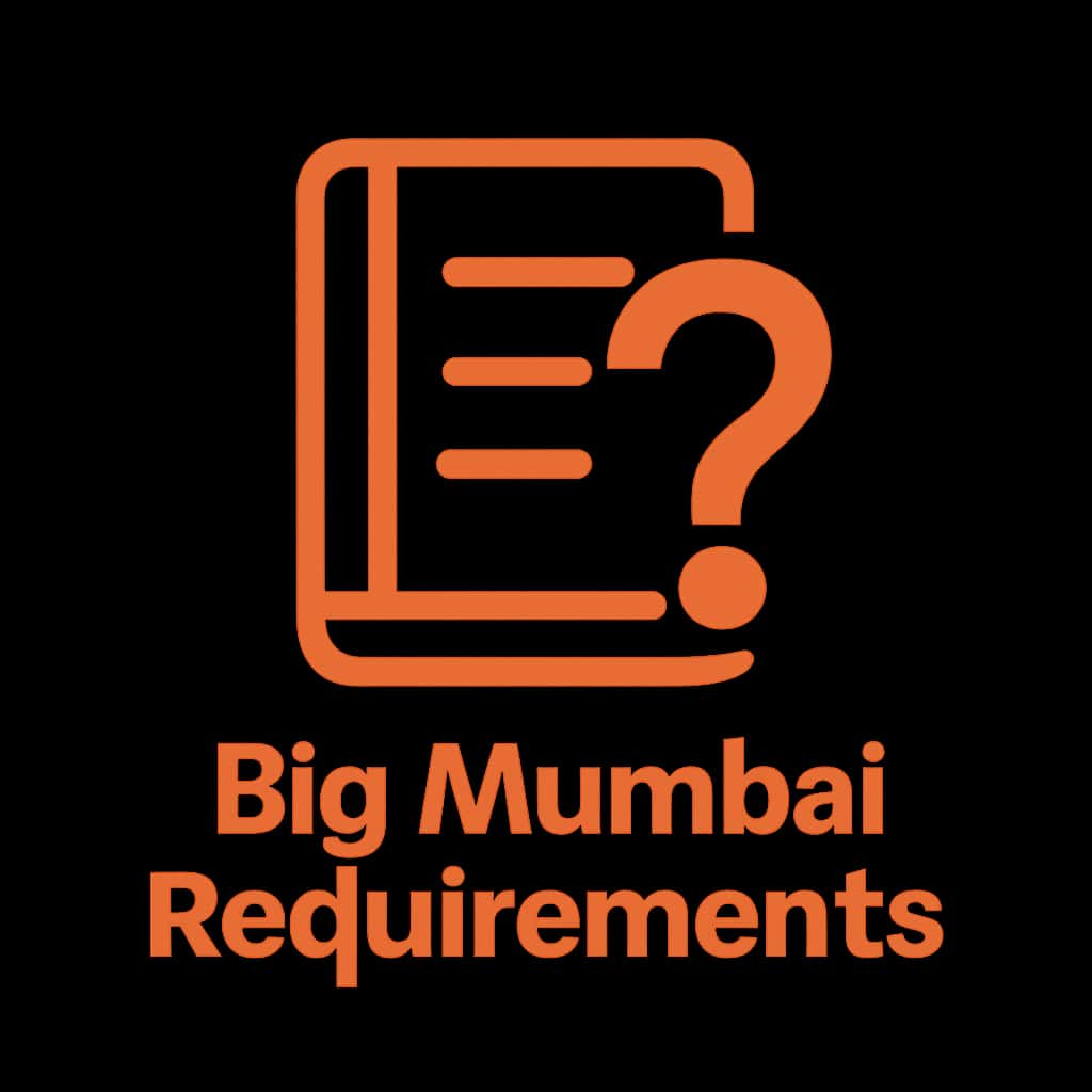 An icon representing Big Mumbai Requirements.