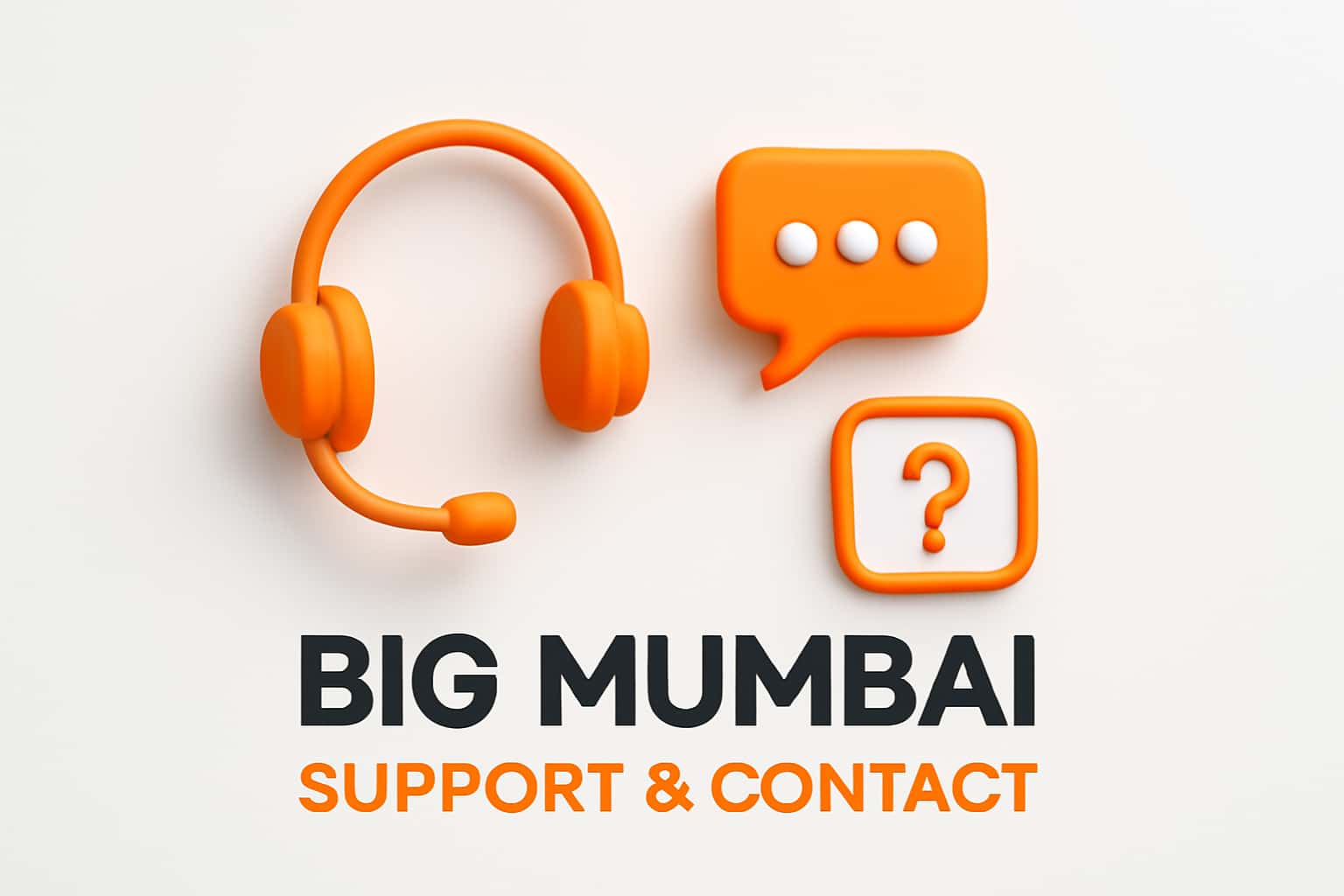 Big Mumbai Support & Contact Interface